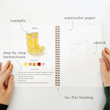 Load image into Gallery viewer, emily lex studio - Garden watercolor workbook