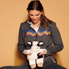 Load image into Gallery viewer, Warmies - Lavender Scented Plush Gifts - Black and White Cow Warmies