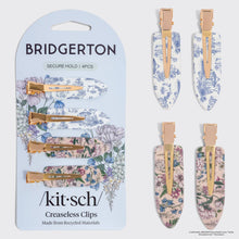 Load image into Gallery viewer, KITSCH - Bridgerton x Kitsch Creaseless Clips in Toile in Bloom