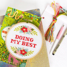 Load image into Gallery viewer, The Stranded Stitch - Doing My Best Cross Stitch Kit