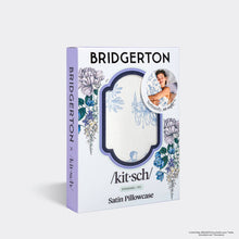 Load image into Gallery viewer, KITSCH - Bridgerton x Kitsch Satin Pillowcase in Garden Toile