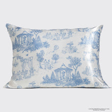 Load image into Gallery viewer, KITSCH - Bridgerton x Kitsch Satin Pillowcase in Garden Toile