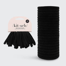 Load image into Gallery viewer, KITSCH - Eco-Friendly Nylon Elastics 20pc set - Black