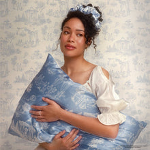 Load image into Gallery viewer, KITSCH - Bridgerton x Kitsch Satin Pillowcase in Garden Toile