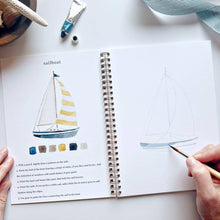 Load image into Gallery viewer, emily lex studio - Seaside watercolor workbook