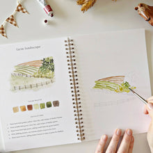 Load image into Gallery viewer, emily lex studio - Farm watercolor workbook