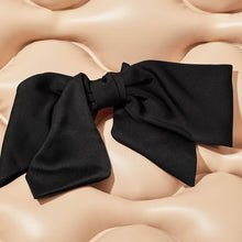 Load image into Gallery viewer, KITSCH - Recycled Fabric Bow Hair Clip 1pc- Black