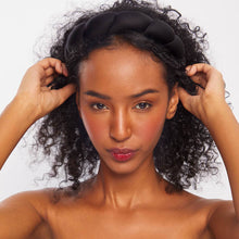 Load image into Gallery viewer, KITSCH - Recycled Fabric Puffy Headband 1pc- Black