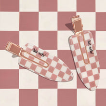 Load image into Gallery viewer, KITSCH - Recycled Plastic XL Creaseless Clips 2pc Set -Terracotta