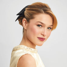 Load image into Gallery viewer, KITSCH - Recycled Fabric Bow Hair Clip 1pc- Black