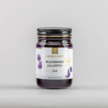 Load image into Gallery viewer, Raven's Nest Gourmet - Blackberry Jalapeño Jam - 15 oz.