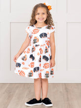 Load image into Gallery viewer, Marie Nicole Clothing - Go Team Flutter Swing Dress