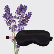 Load image into Gallery viewer, KITSCH - The Lavender Weighted Satin Eye Mask