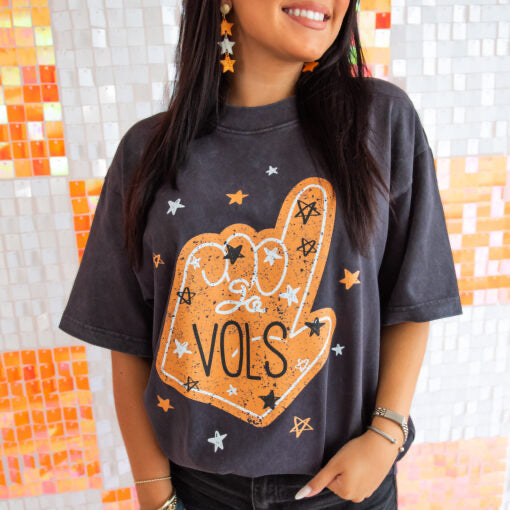Go Vols Foam Finger T-shirt by Southern Made Tees