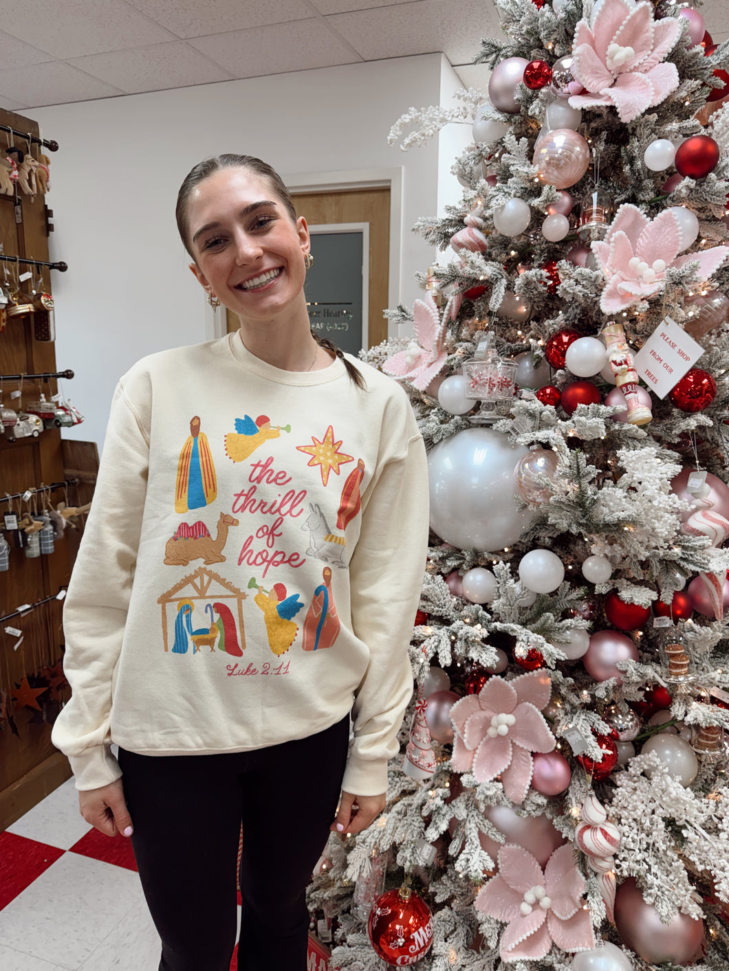 “The thrill of hope” crewneck