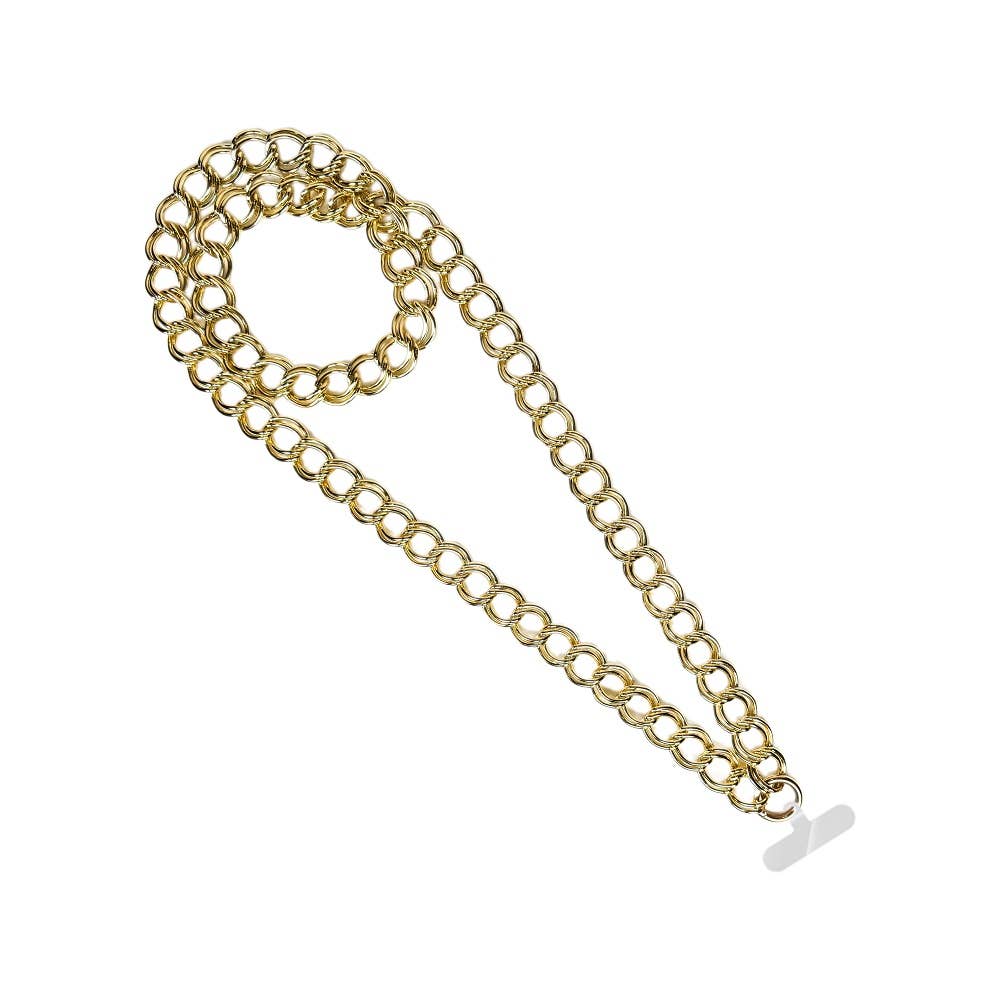 Save The Girls - Clip & Go Double Link Chain Collection: Double Link Gold