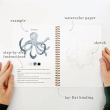 Load image into Gallery viewer, emily lex studio - Seaside watercolor workbook
