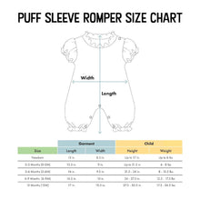 Load image into Gallery viewer, Creative Knitwear - Tennessee Volunteers Striped Infant Puff Sleeve Romper
