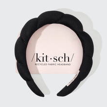 Load image into Gallery viewer, KITSCH - Recycled Fabric Puffy Headband 1pc- Black

