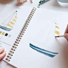Load image into Gallery viewer, emily lex studio - Seaside watercolor workbook
