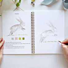 Load image into Gallery viewer, emily lex studio - Animals watercolor workbook

