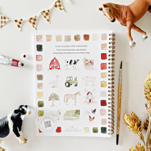 Load image into Gallery viewer, emily lex studio - Farm watercolor workbook
