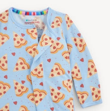 Load image into Gallery viewer, Magnetic me pizza my heart blue modal footie
