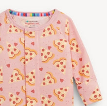 Load image into Gallery viewer, Magnetic me pizza my heart pink modal footie

