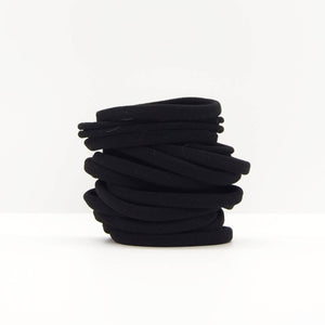 KITSCH - Eco-Friendly Nylon Elastics 20pc set - Black