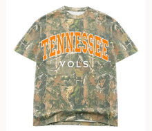 Load image into Gallery viewer, LivyLu - Tennessee Volunteers Filled Gault Camo Tee
