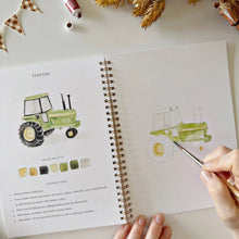 Load image into Gallery viewer, emily lex studio - Farm watercolor workbook
