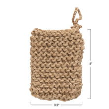 Load image into Gallery viewer, Jute Crocheted Body Scrubber/Soap Holder
