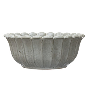 Stoneware Flower Shaped Bowl