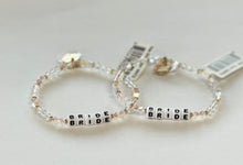 Load image into Gallery viewer, Little Words Project Bracelets (white filled)
