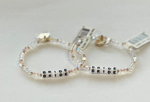 Little Words Project Bracelets (white filled)