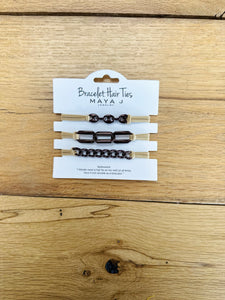 Bracelet hair ties