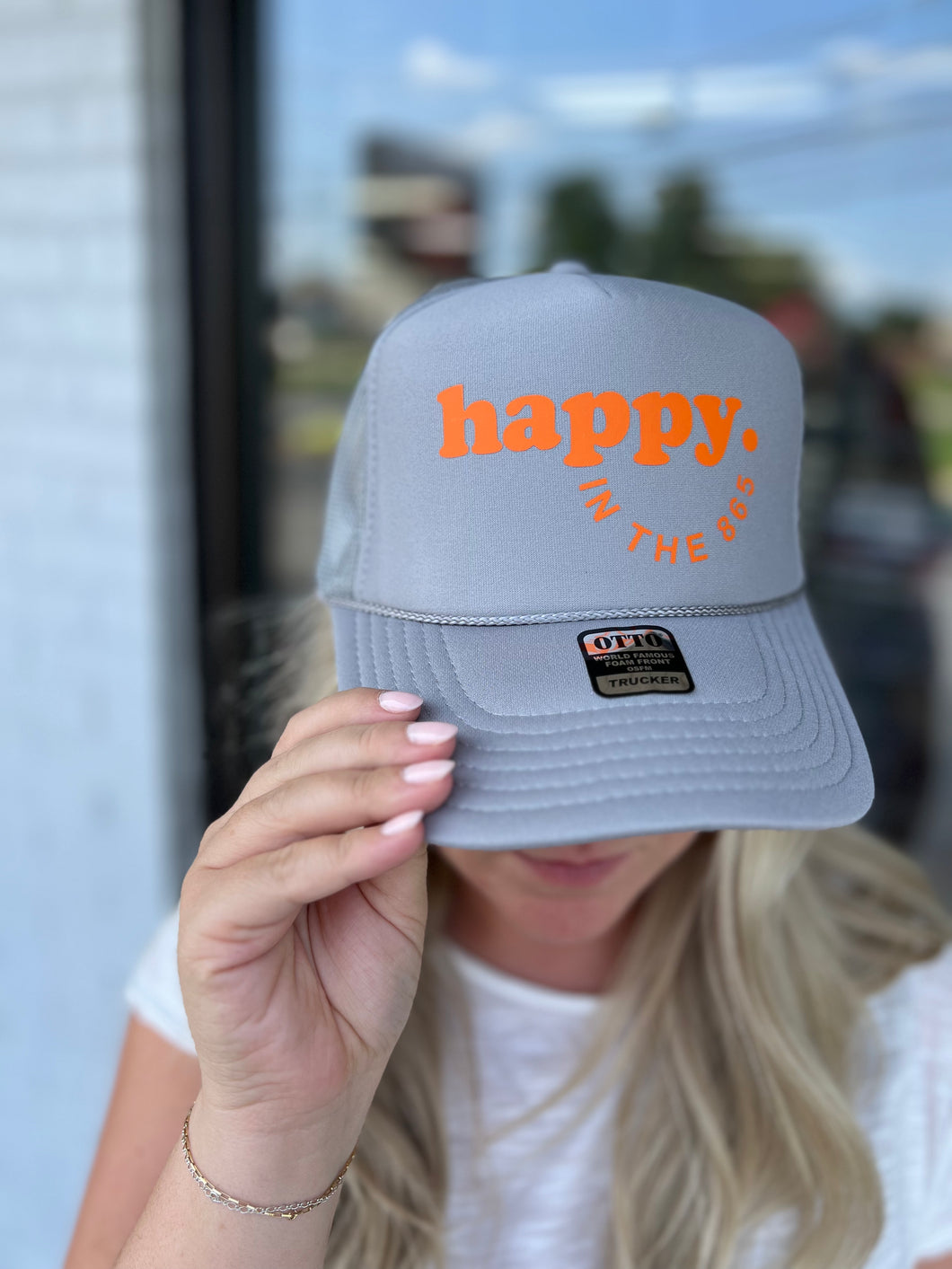 Happy in the 865 Trucker Hat