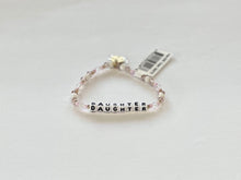 Load image into Gallery viewer, Little Words Project Bracelets (white filled)
