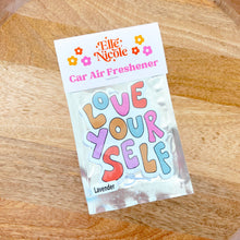 Load image into Gallery viewer, Car Air Freshener - Love Yourself - Lavender
