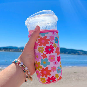 Cutie Cup Cover - Retro Florals: Large / 24oz