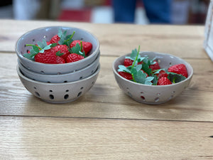 Gray Berry Bowls