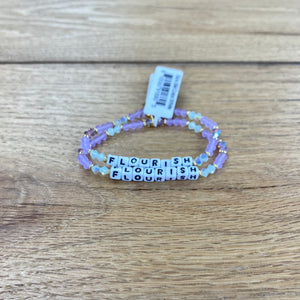 Little Words Project Bracelets (white filled)