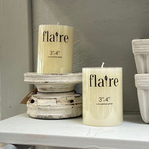 Unscented Decor Candles