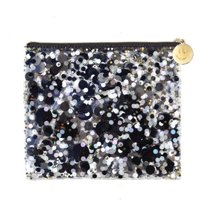 Spirit Squad Black Confetti Everything Pouch