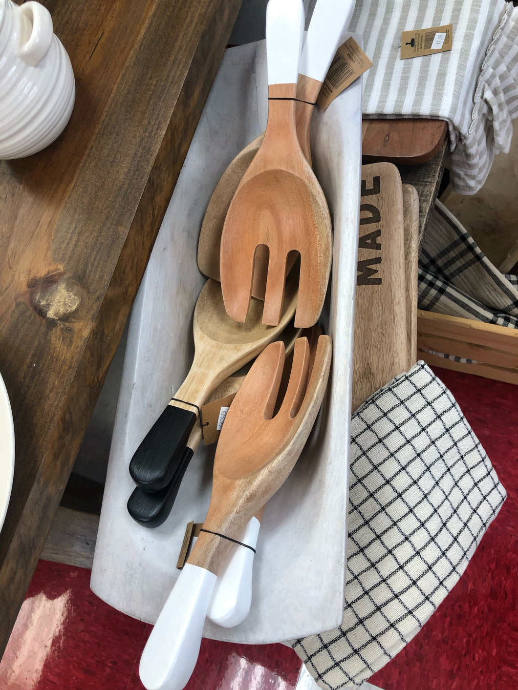 Wood Salad Server